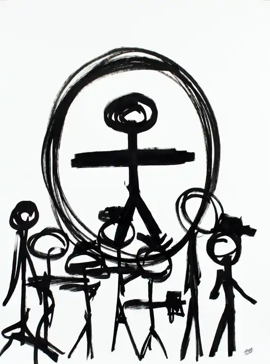 ▷ Personal Orb by Michael Grine, 2025 | Ink Drawing Special Discount