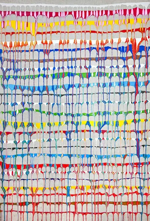 ▷ Composition No. 413 by Sumit Mehndiratta, 2024 | Acrylic Painting Popular
