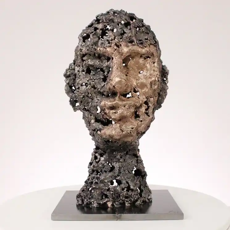 Crafted ▷ Un roc by Philippe Buil, 2021 | Steel Sculpture