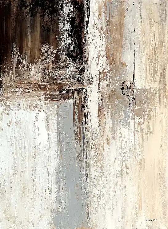 ▷ Whispers of Earth abstract by Tatiana Malinovscaia, 2025 | Acrylic Painting Don’t Miss Out