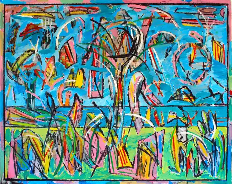 Today Only ▷ La mer by Richard Vildeman, 2024 | Acrylic Painting