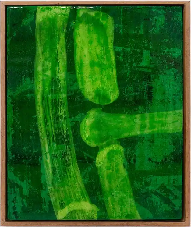 ▷ Green Dream by Kitikong Tilokwattanotai, 2020 | Acrylic Painting Free Delivery