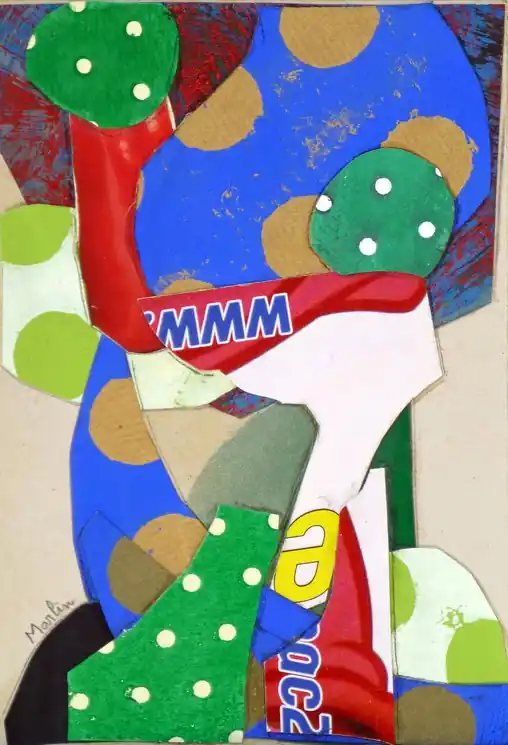 ▷ Botanic by Pascal Marlin, 2015 | Collage Painting Flash Sale