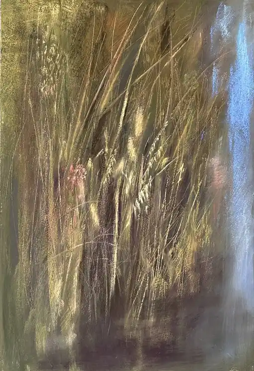 Budget ▷ Field Grasses by Natalia Balashova (Amorepastels), 2024 | Pastel Drawing