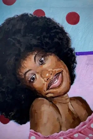 ▷ Afro Bloom by Elie Hatungimana, 2025 | Acrylic Painting Place Order