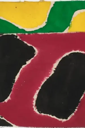 ▷ 169/1991 by Claude Viallat, 1991 | Acrylic Painting Limited Time