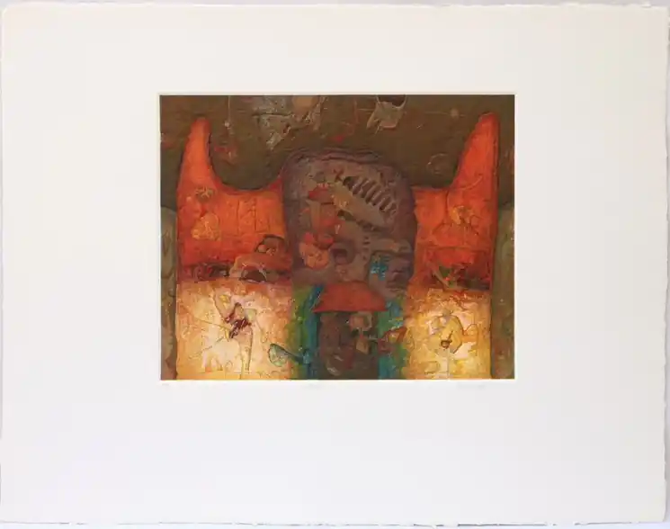 ▷ Heterodoxo by Antonio Jiménez, 1998 | Engraving Print Hot Deal
