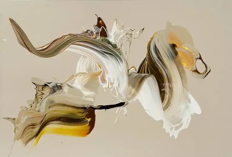 Price Cut ▷ Un caballo noble by Nikolaos Schizas, 2025 | Acrylic Painting