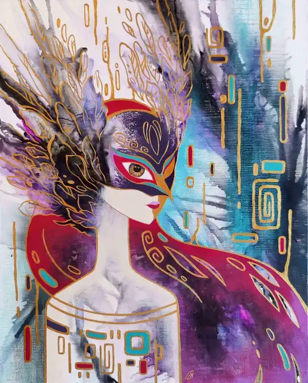 ▷ The reverse side by Yulia Belasla, 2022 | Acrylic Painting Discount