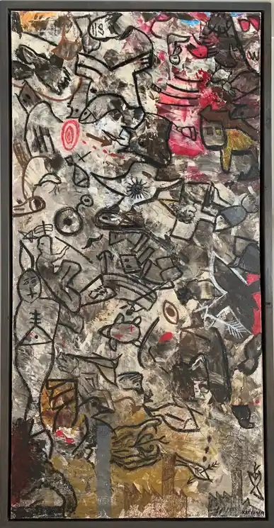 Special Offer ▷ Consider everyone by Amogh Katyayan, 2018 | Acrylic Painting