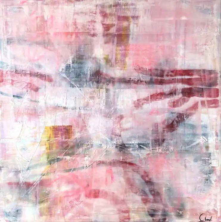 ▷ Meet me at dawn by Maria Esmar, 2022 | Acrylic Painting Warranty Included