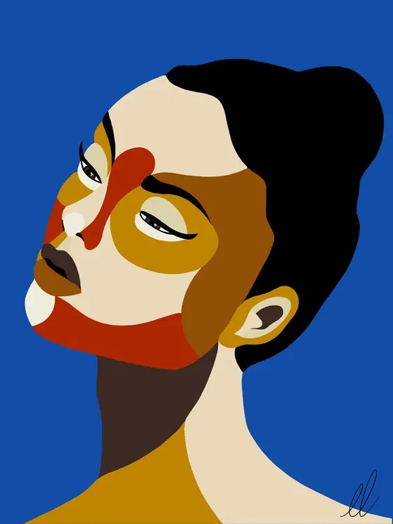 Price Drop ▷ Regardez-moi maintenant by Eva Lamaignere, 2023 | Acrylic Painting