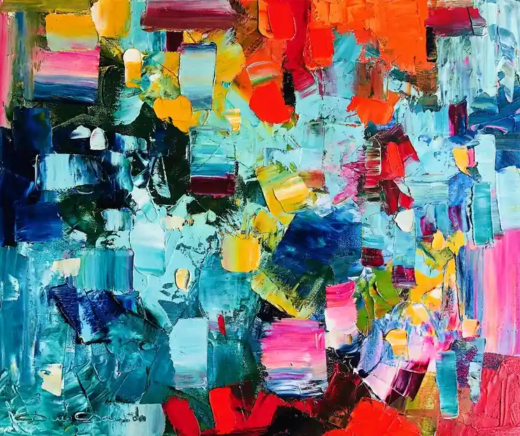 ▷ New garden by Dam Domido, 2020 | Oil Painting for Sale Fast Shipping