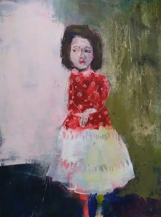 Secure Checkout ▷ La robe (2) by Marta Grassi, 2021 | Oil Painting for Sale