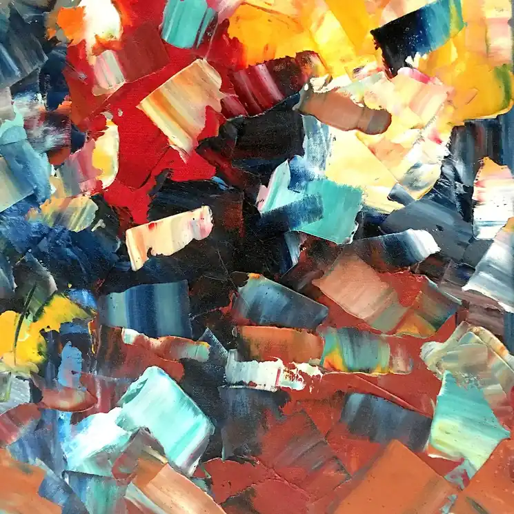 Hot Picks ▷ L'énergie du coeur by Dam Domido, 2018 | Oil Painting for Sale