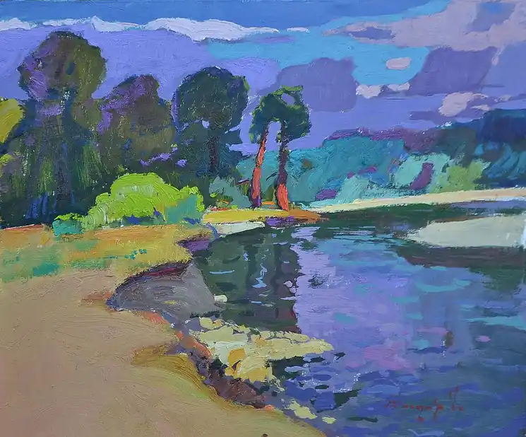 ▷ Favorite places by Alexander Shandor, 2022 | Cardboard Painting Buy Today
