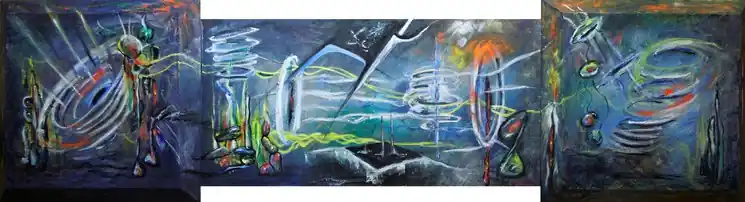 Viral ▷ The birth of the Universe by Vladimir Kolosov, 2022 | Pastel Paintingss