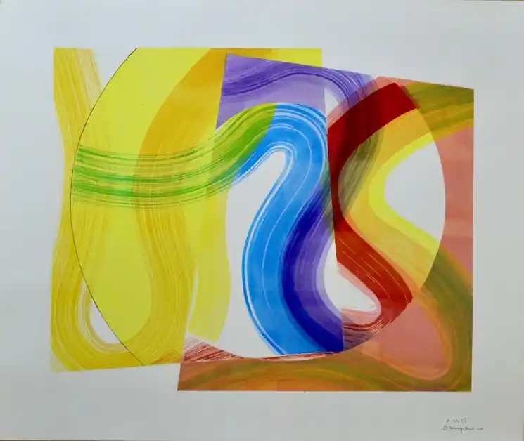 Deal ▷ Lishma 2 by J/Y Delaunay-Israël, 2018 | Pastel Drawing
