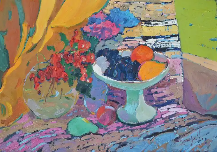 Grab Now ▷ Autumn harvest by Alexander Shandor, 2020 | Oil Painting for Sale