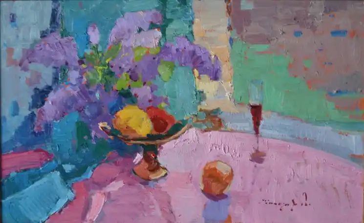 ▷ Near the window by Alexander Shandor, 2020 | Oil Painting for Sale Clearance