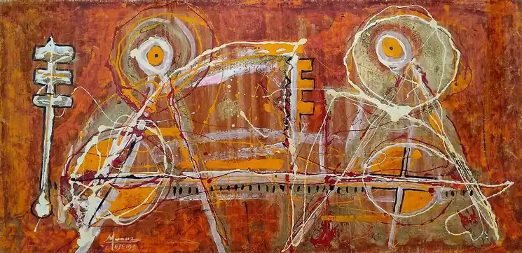 Exclusive Offer ▷ Buscando el camino by Francisco Muñoz Tejeida, 2020 | Mixed Media Painting