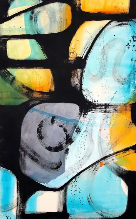 Express Delivery ▷ Embracing Imperfections by Poonam Choudhary, 2024 | Canvas Painting