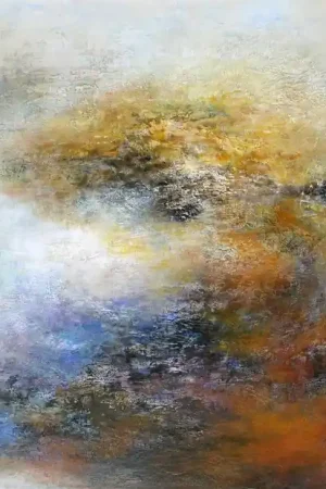 ▷ "Auto-Portrait 2013" abstrait acrylique châssis lin 100x120cm 2013 by Emmanuelle Vroelant, 2013 | Acrylic Painting Modern