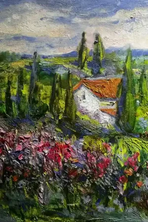 ▷ A Bright Corner by Delafruz Baghirova, 2025 | Oil Painting for Sale Trusted Brand