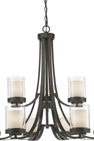 Willow 9 Light 31.25 inch Olde Bronze Chandelier Ceiling Light Factory Price