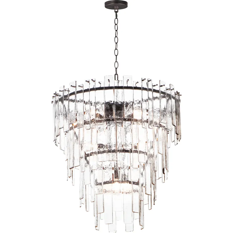 Warren 12 Light 30 inch Dark Bronze Multi-Light Pendant Ceiling Light Discount