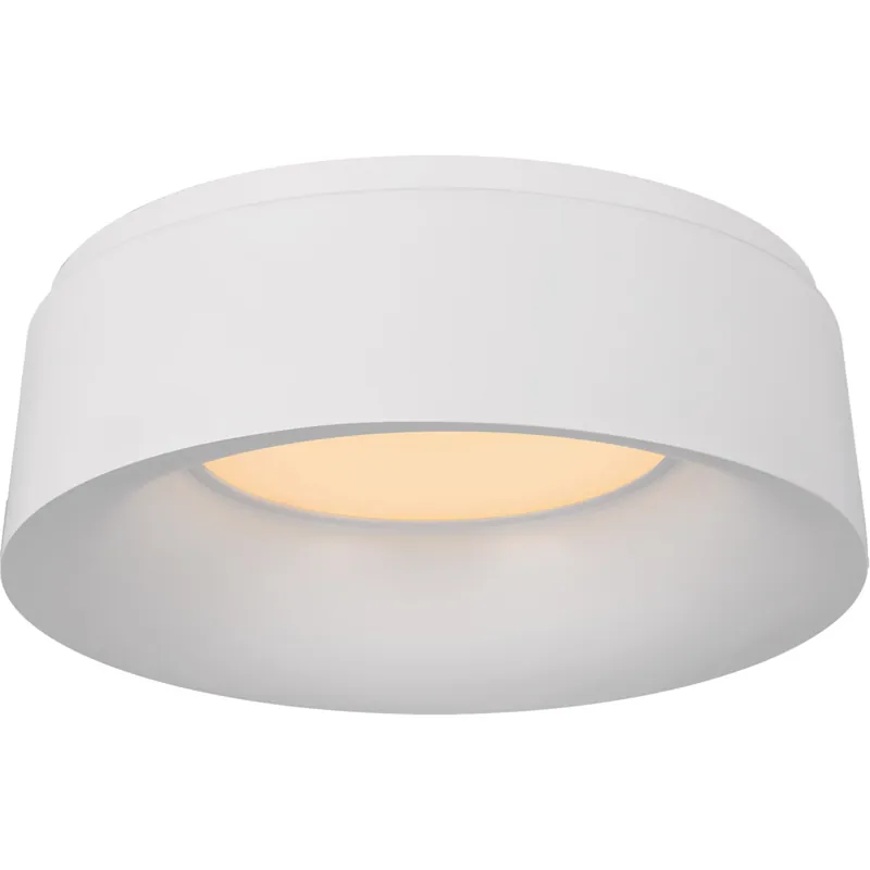 Flash Sale Barbara Barry Halo LED 11.25 inch Matte White Flush Mount Ceiling Light, Small