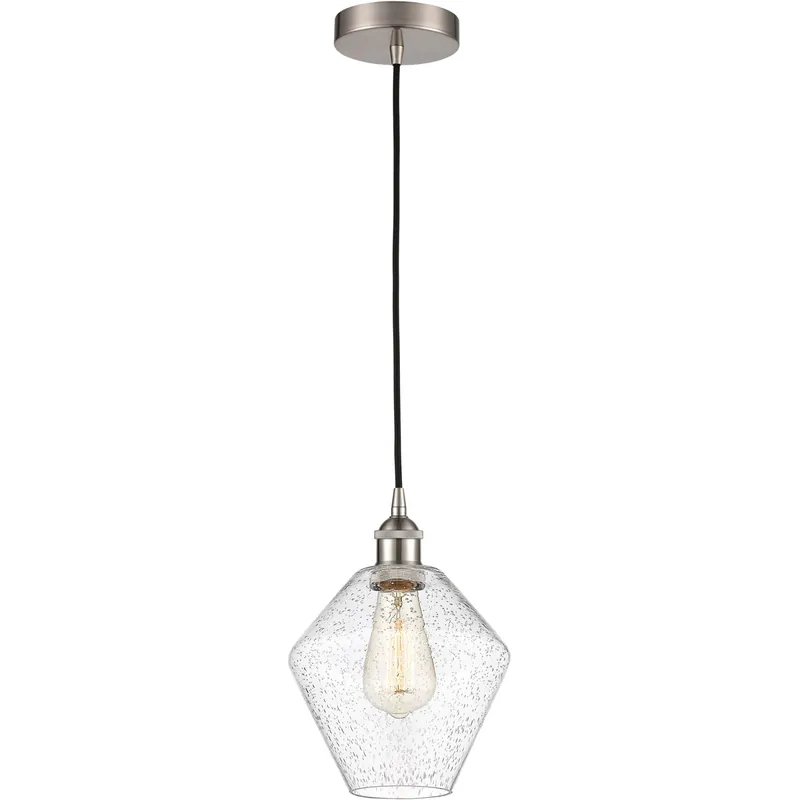 New Arrival Edison Cindyrella LED 8 inch Brushed Satin Nickel Mini Pendant Ceiling Light