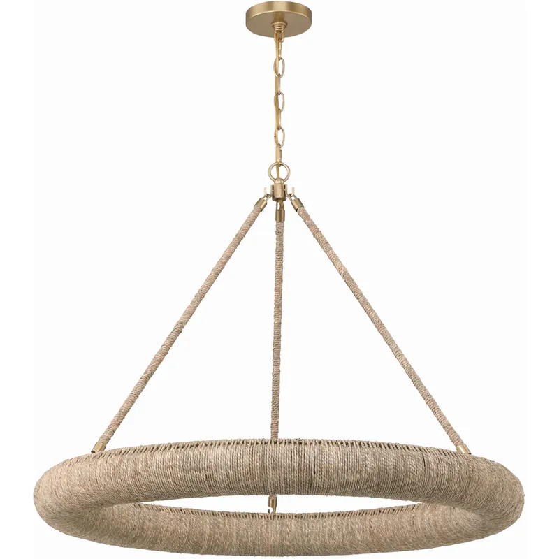 Hot Deal Oakley 1 Light 32 inch Soft Gold Chandelier Ceiling Light