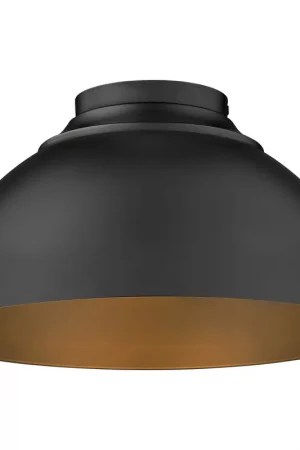 Yep Zoey 3 Light 13.75 inch Matte Black Flush Mount Ceiling Light Sale