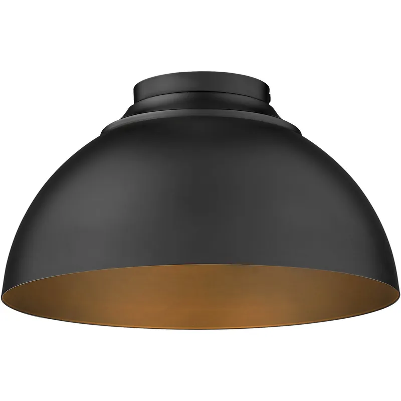Yep Zoey 3 Light 13.75 inch Matte Black Flush Mount Ceiling Light Sale