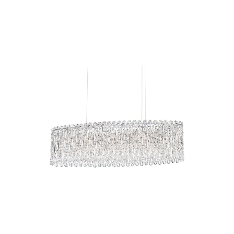 Sarella 12 Light 36 inch Antique Silver Chandelier Ceiling Light in Swarovski Instant Buy