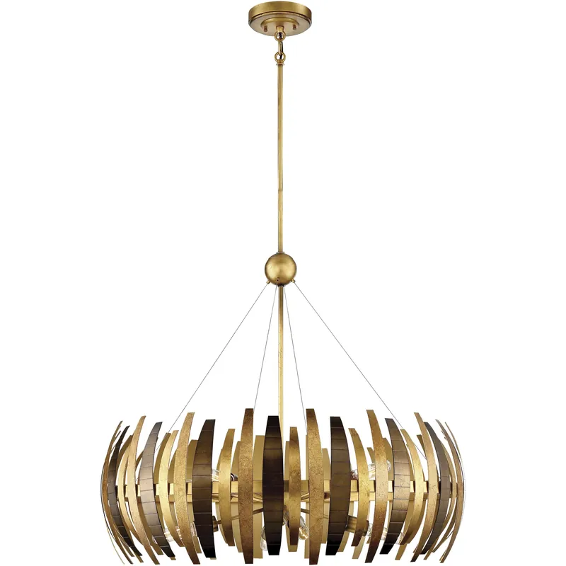 Manitou 8 Light 34 inch Ardor Gold Chandelier Ceiling Light Buy Today