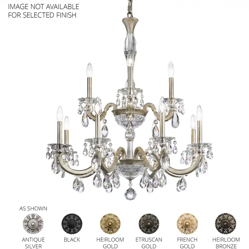 Limited Time San Marco 12 Light 32.3 inch Heirloom Bronze Chandelier Ceiling Light, Schonbek Signature