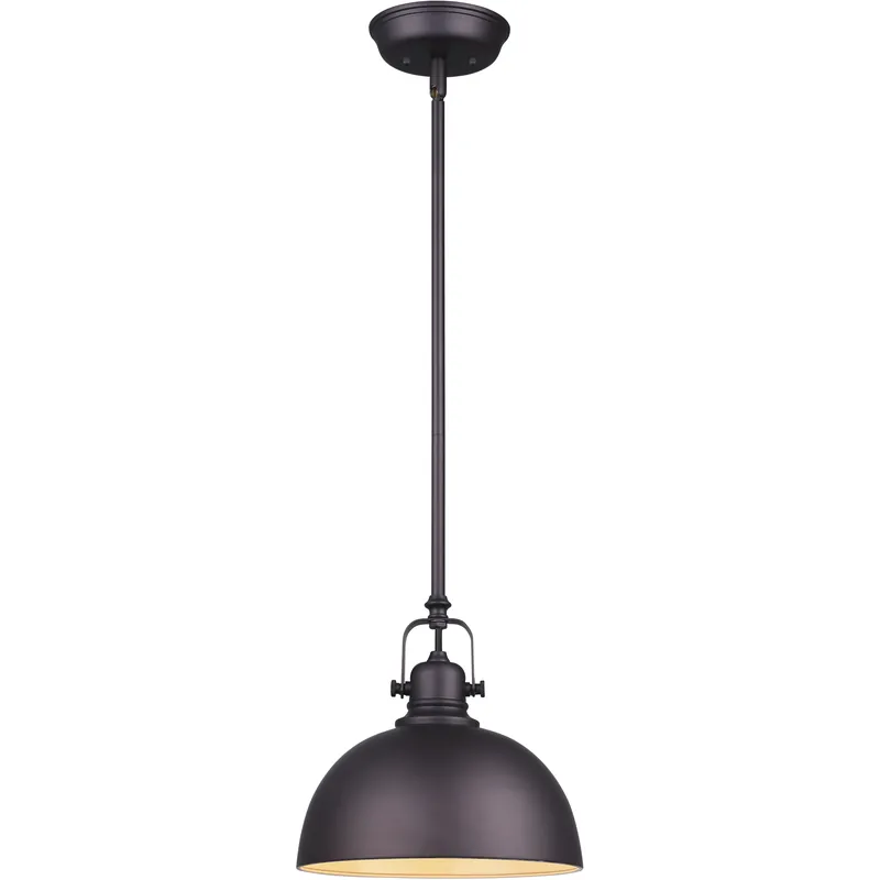 Madison 1 Light 9 inch Oil Rubbed Bronze Pendant Light Ceiling Light Worldwide Shipping