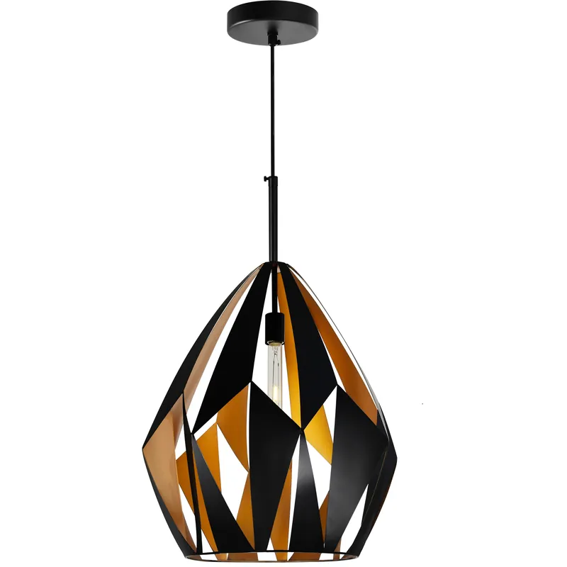 Shop Now Oxide 1 Light 20 inch Black and Copper Down Pendant Ceiling Light