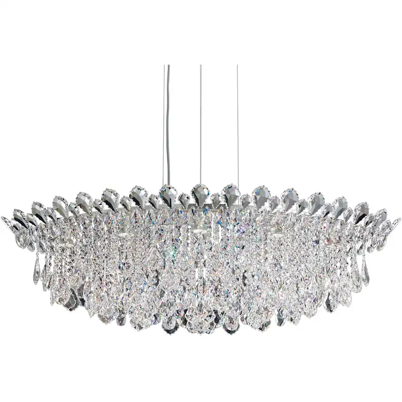 Trilliane Strands 8 Light 25 inch Polished Stainless Steel Pendant Ceiling Light in Radiance Seasonal Sale