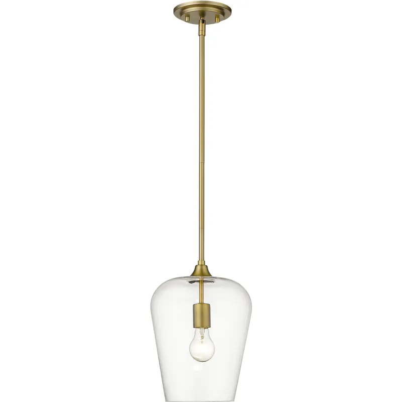 Joliet 1 Light 9 inch Olde Brass Pendant Ceiling Light Cheap