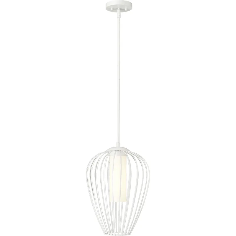 Savanti 1 Light 12 inch Textured White Pendant Ceiling Light Price Drop