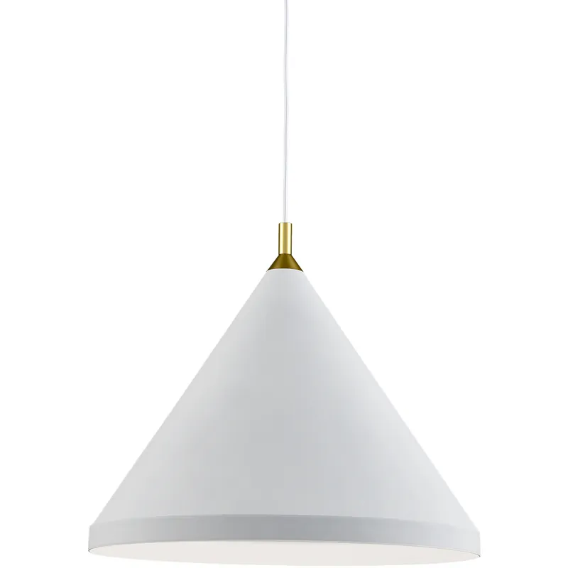 Big Sale Dorothy 1 Light 24 inch White With Gold Detail Pendant Ceiling Light