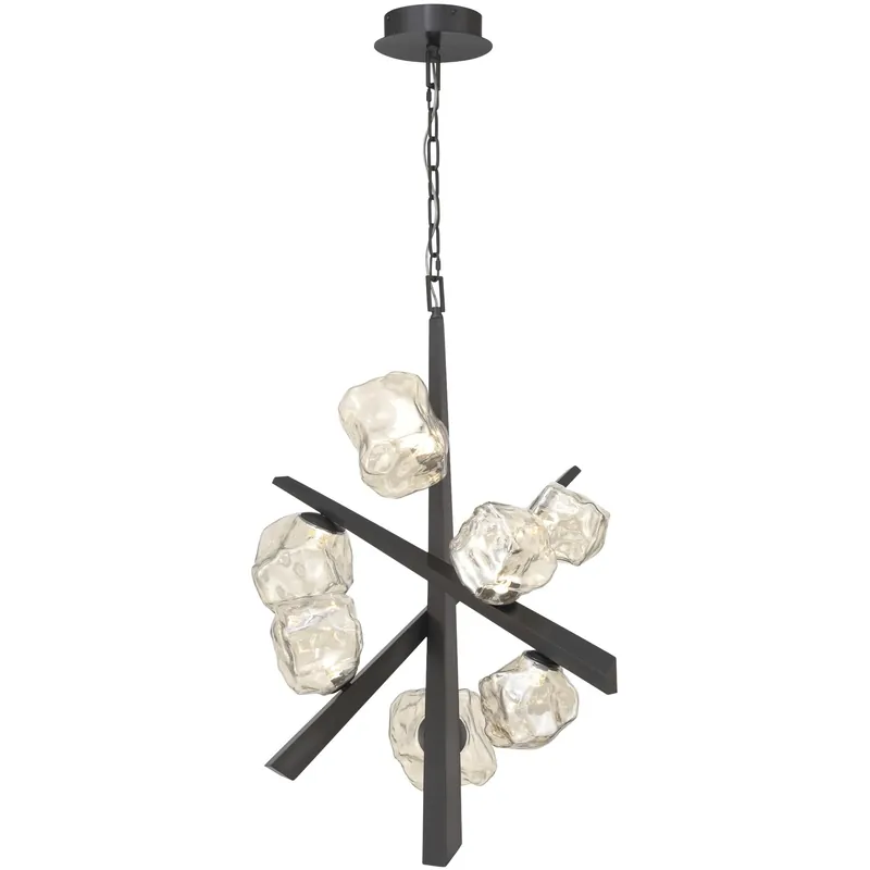 Thorah 7 Light 27 inch Graphite Chandelier Ceiling Light One Day Deal