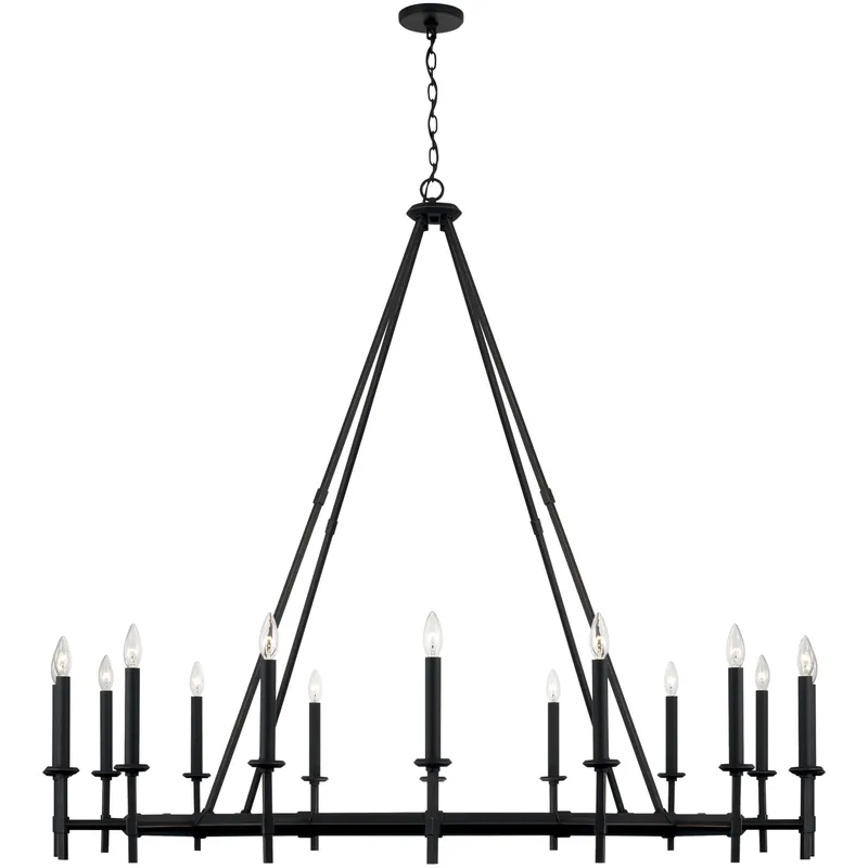 Ogden 16 Light 60 inch Brushed Black Iron Chandelier Ceiling Light Secure Checkout