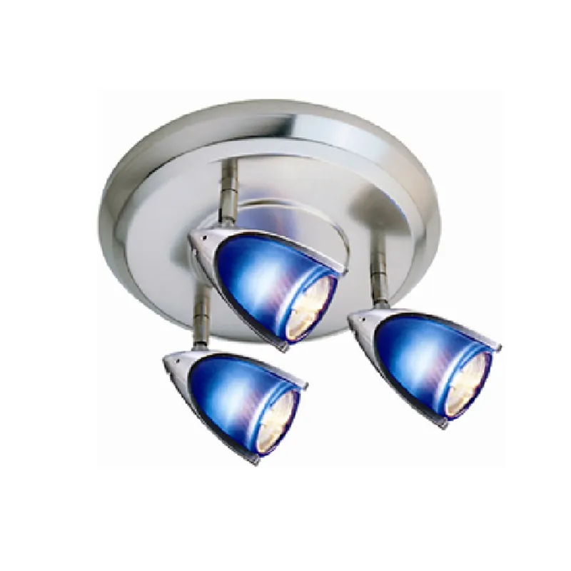 Order Now Signature 3 Light 3.25 inch Satin Chrome Flush Mount Ceiling Light