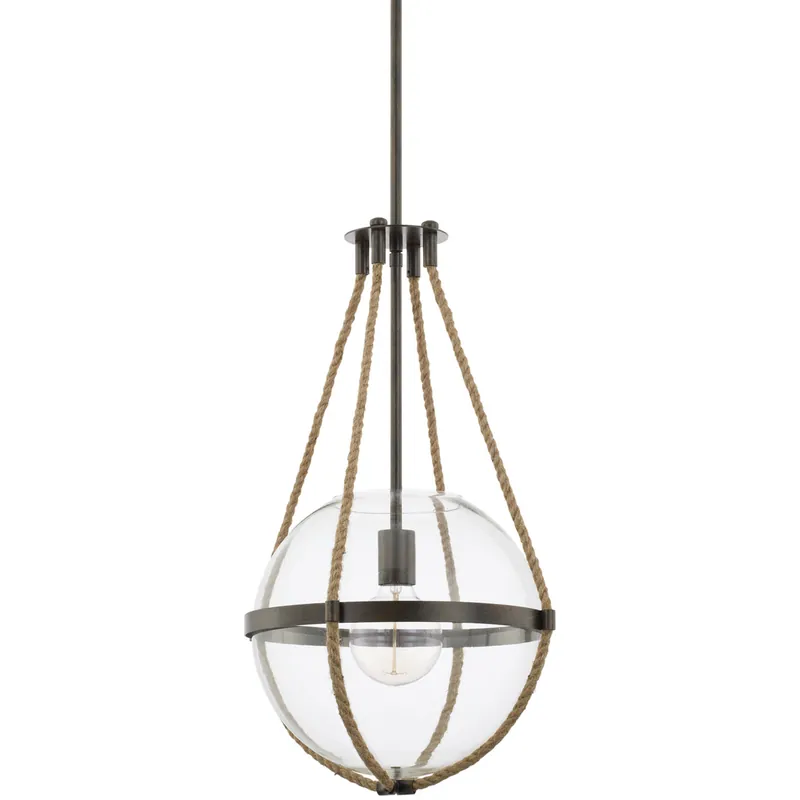Trusted Brand Beaufort 1 Light 13 inch Nordic Grey Pendant Ceiling Light