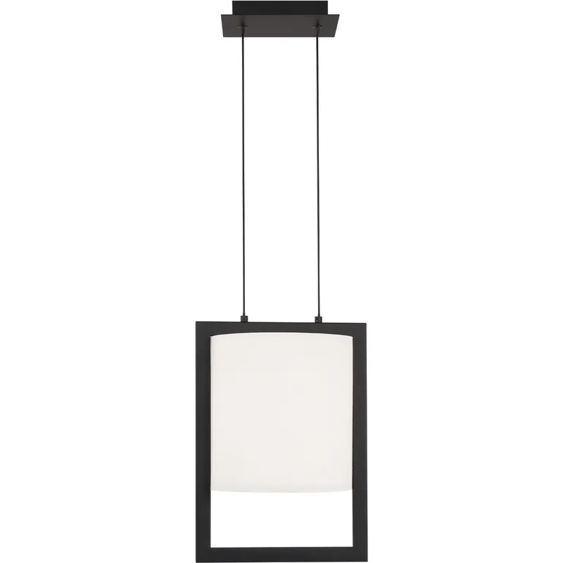 Park Avenue LED 9.13 inch Black Pendant Ceiling Light, dweLED Best Price