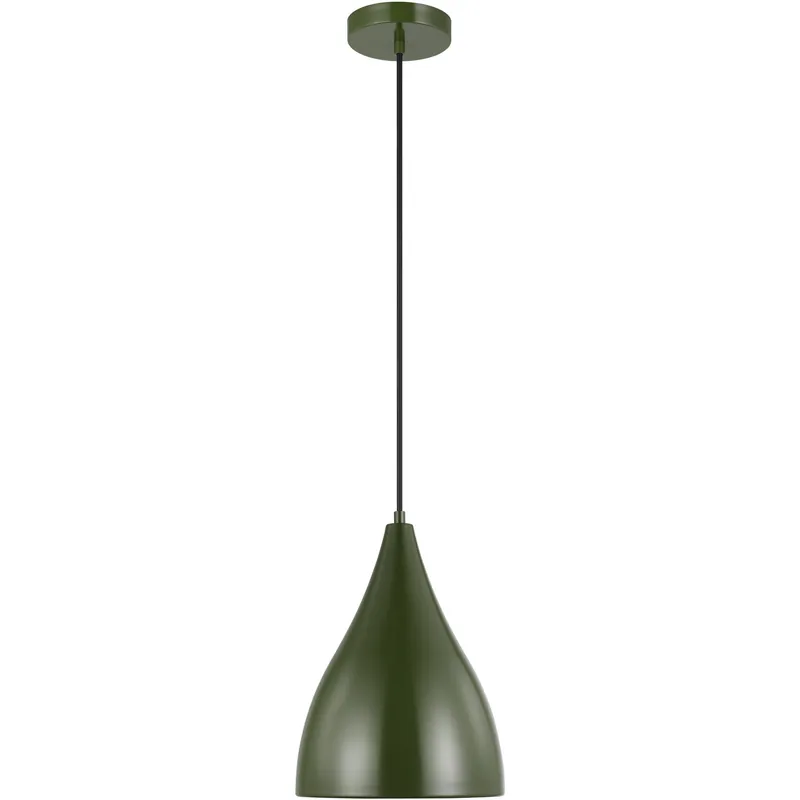 Oden 1 Light 9 inch Olive Pendant Ceiling Light Special Discount